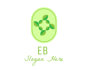 Vegetarian - Green Natural Leaves logo design