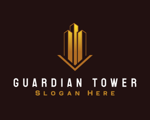 Tower Building Skyscraper logo design