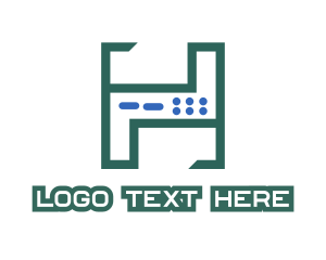 Server - Server H logo design