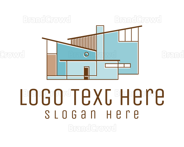 Modern House Architecture Logo