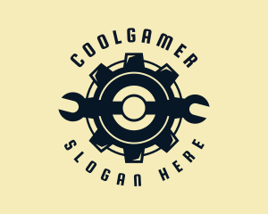 Mechanic Cog Wrench  Logo