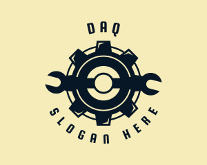 Gear - Mechanic Cog Wrench logo design