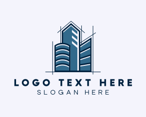 Metro - High Tower Building logo design