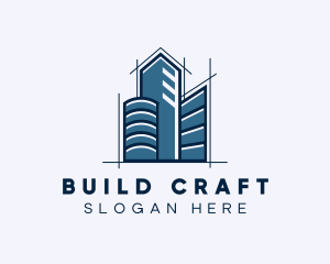 High Tower Building logo design