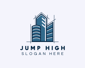 High Tower Building logo design