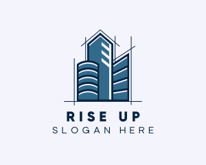 High Tower Building logo design