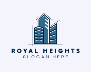 High Tower Building logo design