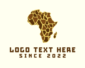 Snow Leopard - Giraffe Safari Zoo logo design