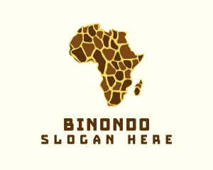 Giraffe Safari Zoo Logo