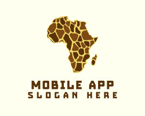 Giraffe Safari Zoo Logo