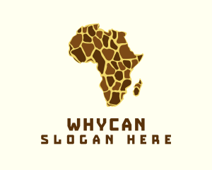 Giraffe Safari Zoo Logo