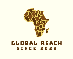 Continent - Giraffe Safari Zoo logo design