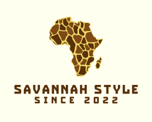 Giraffe Safari Zoo logo design