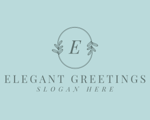 Organic Elegant Leaves logo design