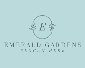 Organic Elegant Leaves logo design