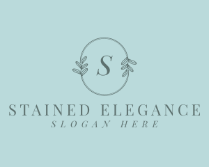 Organic Elegant Leaves logo design