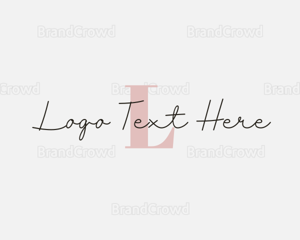 Beauty Feminine Makeup Logo