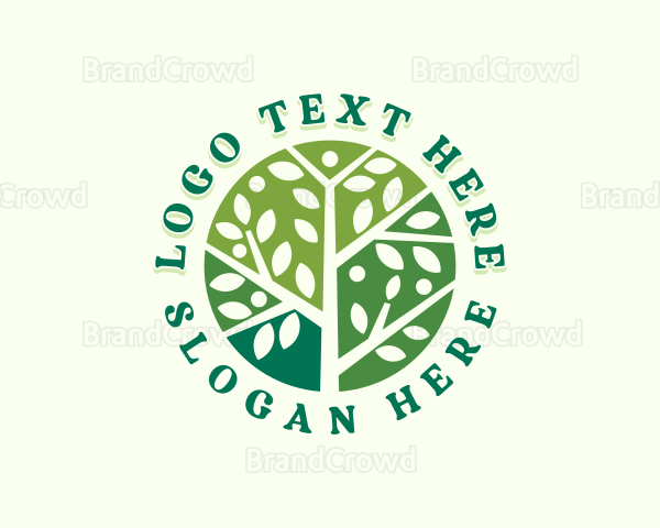 Environmental Eco Wellness Logo