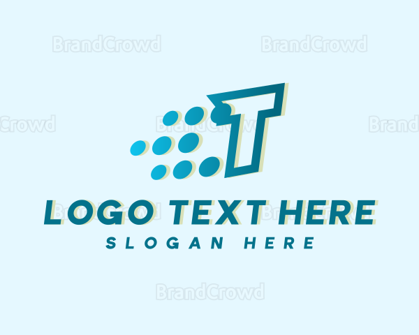 Modern Tech Letter T Logo