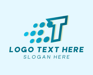 Program - Modern Tech Letter T logo design