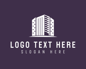 High Rise - Property Real Estate Tower logo design