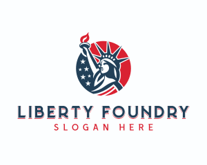 Liberty USA Patriot logo design