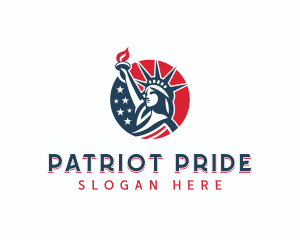 Liberty USA Patriot logo design