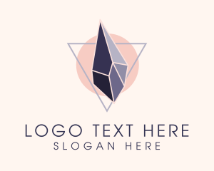 Cosmic - Crystal Triangle Frame logo design