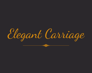 Elegant Cursive Business logo design