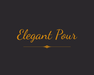 Elegant Cursive Business logo design