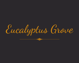 Elegant Cursive Business logo design