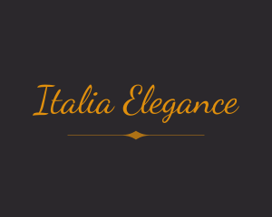 Elegant Cursive Business logo design