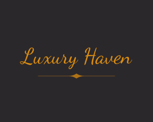 Expensive - Elegant Cursive Business logo design