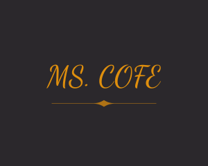 Elegant Cursive Business logo design