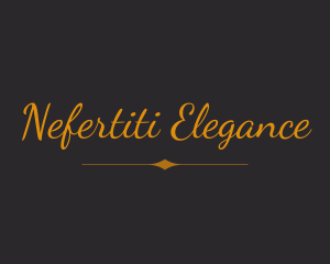 Elegant Cursive Business logo design