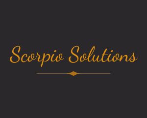 Elegant Cursive Business logo design