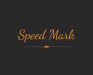 Elegant Cursive Business logo design