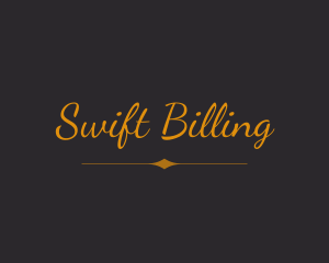 Elegant Cursive Business logo design