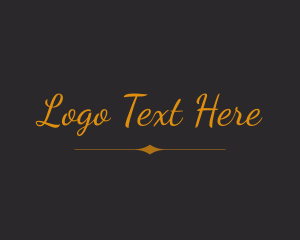 Elegant Cursive Business Logo