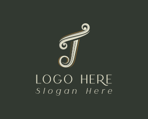 Designer - Greek Style Shop Letter T logo design