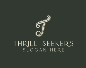 Greek Style Shop Letter T logo design