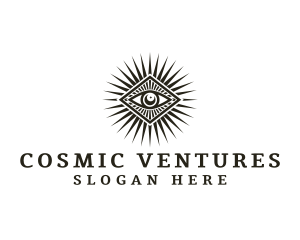 Psychic Cosmic Eye logo design