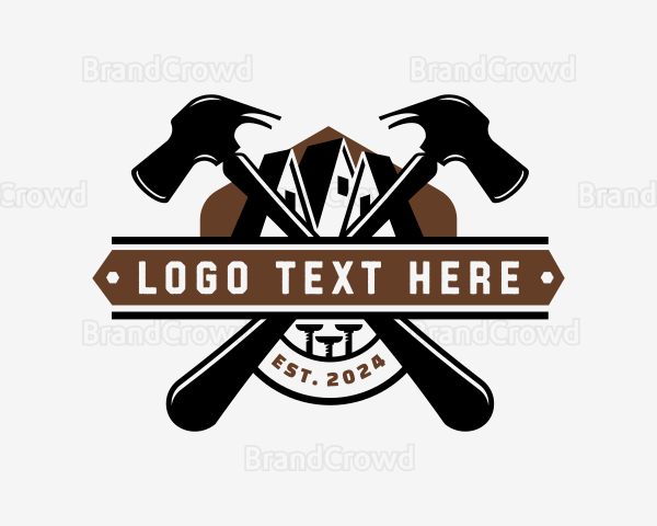 Hammer Construction Builder Logo