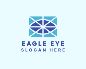 Geometric Eye Vision logo design