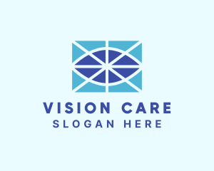 Ophthalmology - Geometric Eye Vision logo design