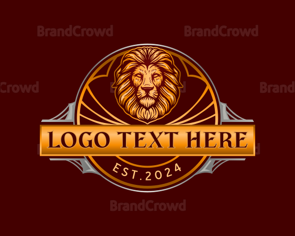 Luxury Lion King Logo