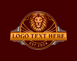 High End - Luxury Lion King logo design