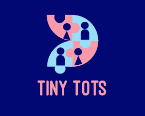 Preschooler - Nursery Toddler Puzzle logo design