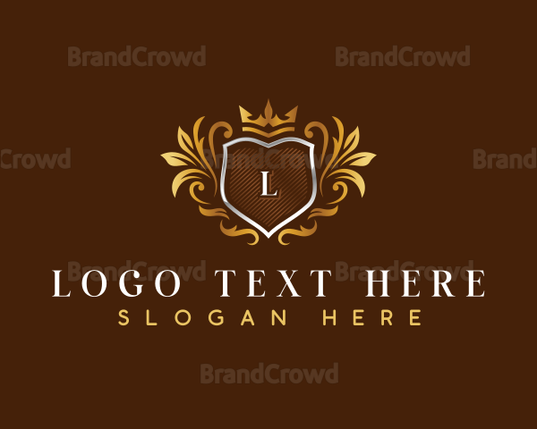 Royal Crown Shield Boutique Logo