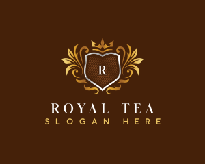 Royal Crown Shield Boutique logo design